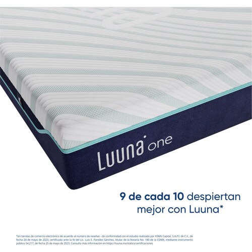 Colchón Queen Size One Cooling Firme Luuna