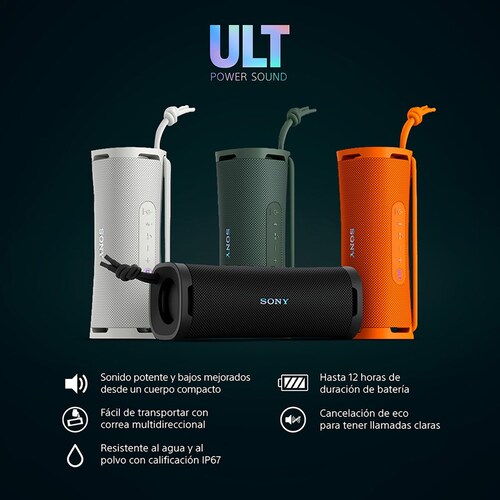 Bocina Bluetooth Sony Ult Field 1 Negra