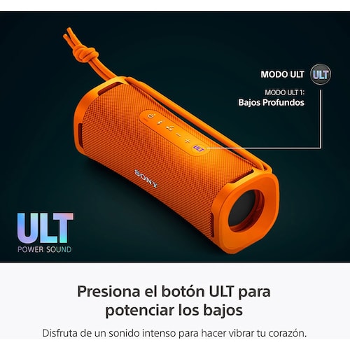 Bocina Bluetooth Sony Ult Field 1 Naranja