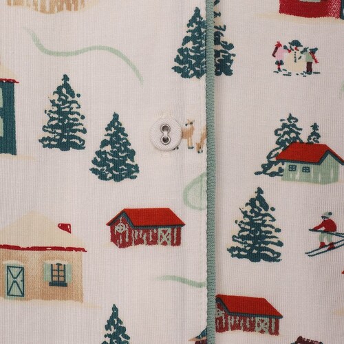 Pijama de Navidad con Playera Y Capri para Mujer Life Styler