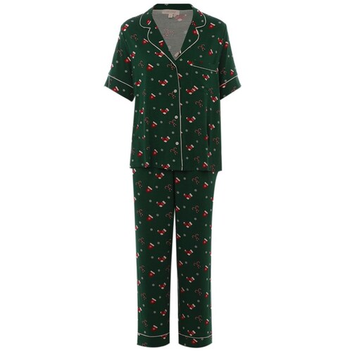 Pijama de Navidad con Playera Y Pantalón para Mujer Life Styler