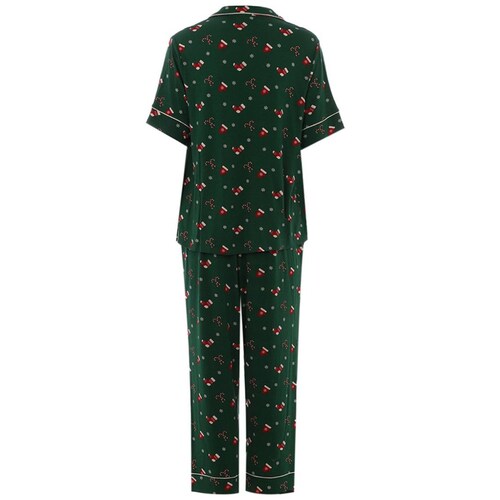Pijama de Navidad con Playera Y Pantalón para Mujer Life Styler