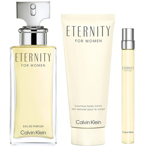 Set Eau de Parfum Calvin Klein Eternity 100 Bl200 Ts 10 Ml para Mujer