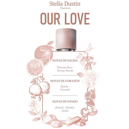 Eau de Parfum Stella Dustin Our Love 100 Ml para Mujer