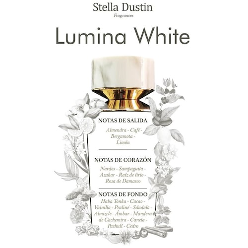 Eau de Parfum Stella Dustin Lumina White 100 Ml para Mujer