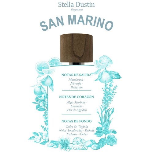 Eau de Parfum Stella Dustin San Marino 100 Ml para Hombre