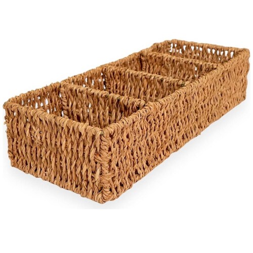 Cesta Rectangular con Divisiones Home Nature