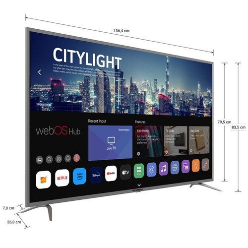 Pantalla Hyundai 60" Webos Hyled6003