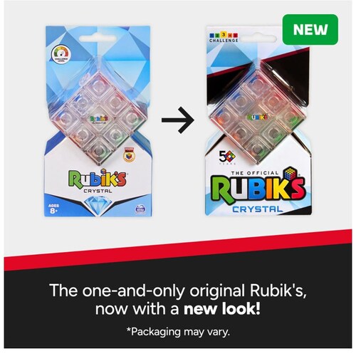 Cubo Rubiks 3X3 Cristal Spin Master