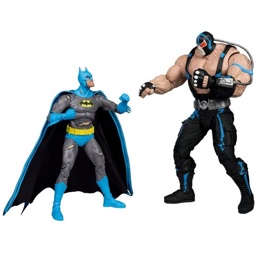 2 Pack Figura 7" y Megafigura Batman Vs Bane (Knightfall) Spin Master