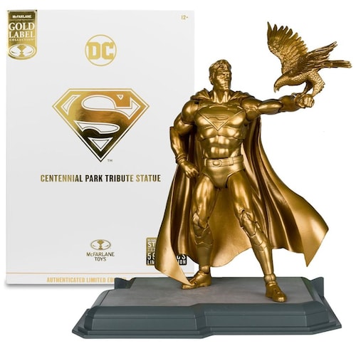 Dc Multiverse 7In - Superman With Eagle (Gold/bronze)(Gold Label) Spin Master