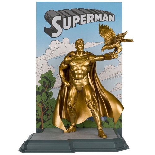 Dc Multiverse 7In - Superman With Eagle (Gold/bronze)(Gold Label) Spin Master