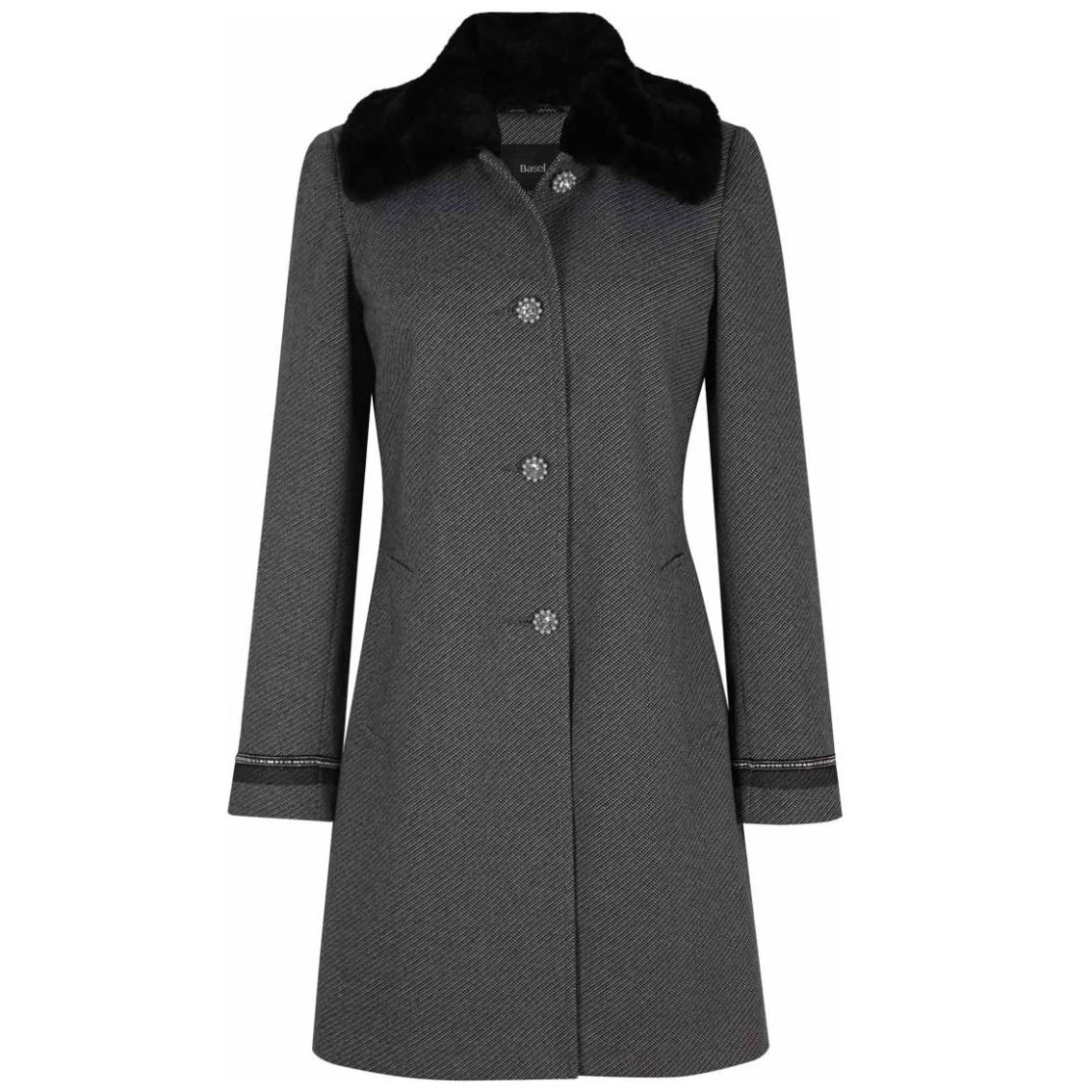 Abrigo 3/4 con Peluche Desmontable para Mujer Basel