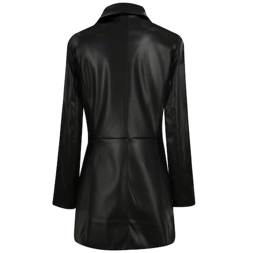 Saco 3/4 de Tacto Piel para Mujer Basel