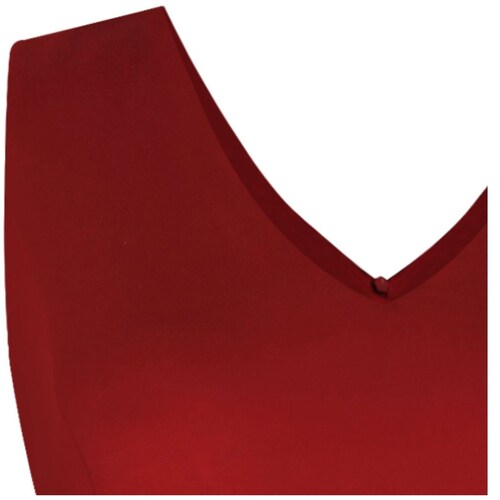 Vestido Corte Princesa con Cinturón de Perlas para Mujer Basel