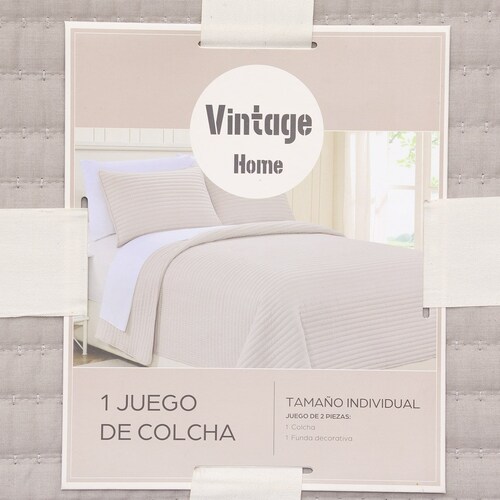 Sobrecama Jacquard Individual Vintage Home