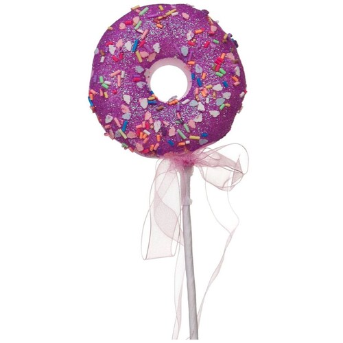 Paleta Dona Morada Chispas Colores 39 Cm Gto