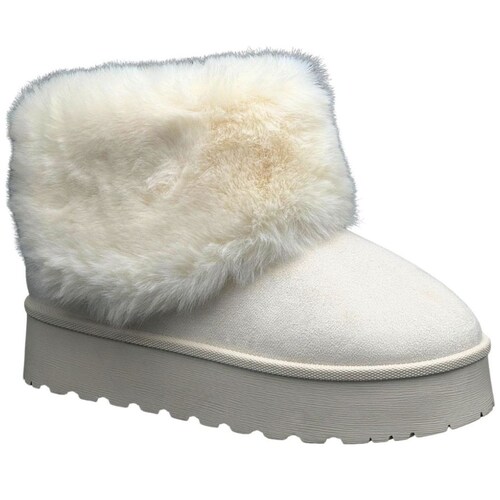 Bota Invernal con Peluche para Mujer Jeanious