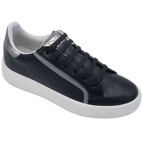Tenis Negro con Agujeta para Mujer Ferrioni