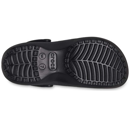 Sandalia Negra Classic Plataforma Glit para Mujer Crocs