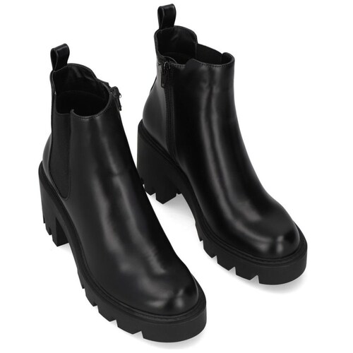 Botin Liso con Suela Gruesa para Mujer Capa de Ozono