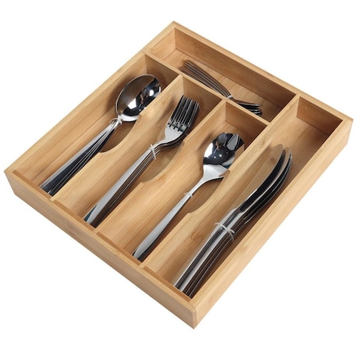 Set Cubiertos 24 Pzas + 2 de Servicio Acero Inoxidable Home&details