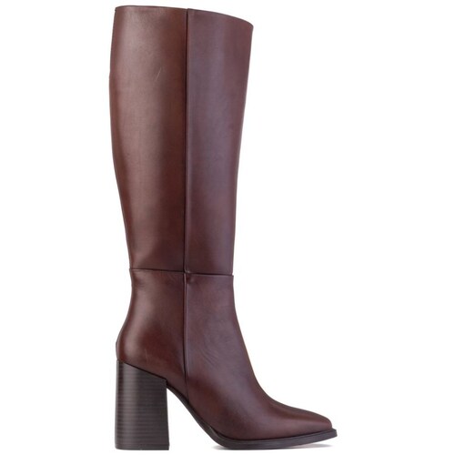 Bota Alta Lisa de Tacón para Mujer Gillio
