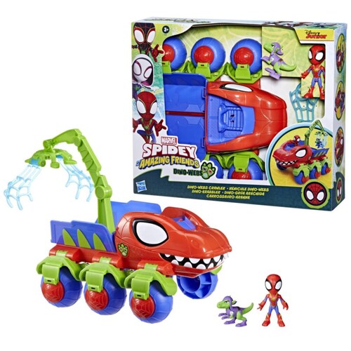 Set Juego Dino-Grúa Arácnida Marvel Spidey And His Amazing Friends