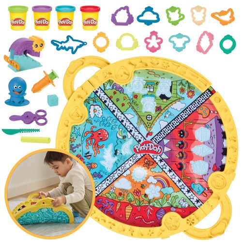 Set Play-Doh Mantel de Juego Portátil + Accesorios Hasbro