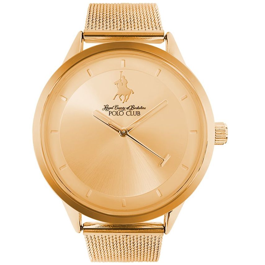 Royal County Reloj Polo Sears Union Club Dorado Reloj Marca Polo
