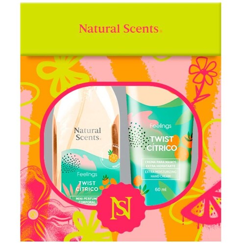 Set Natural Scents Mini Kit Twist Cítrico 2 Pz para Mujer