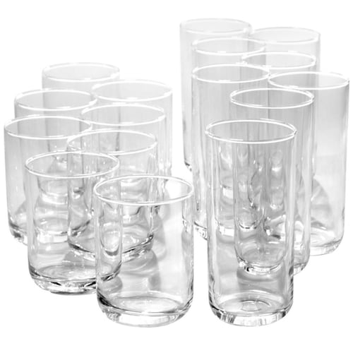 Set 16 Pz Vasos Vidrio 502 Ml Gibson