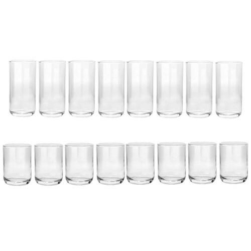 Set 16 Pz Vasos Vidrio 502 Ml Gibson