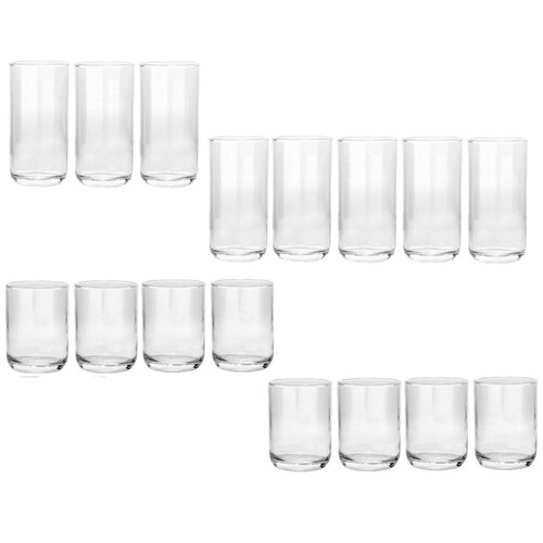 Set 16 Pz Vasos Vidrio 502 Ml Gibson