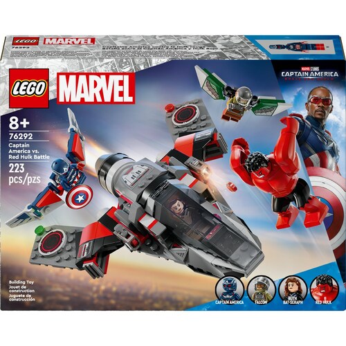 Capitán America y  Hulk Rojo Lego