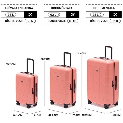Maleta Lite 24 Naranja Mappa