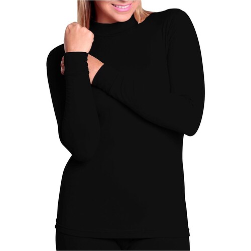 Camiseta Cuello Alto Afelpado Térmico para Mujer Oscar Hackman