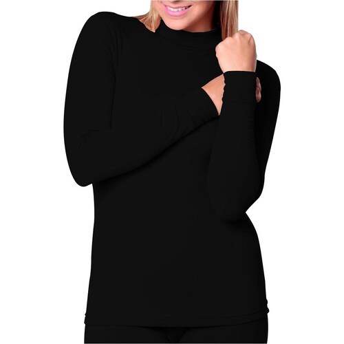 Camiseta Cuello Alto Afelpado Térmico para Mujer Oscar Hackman