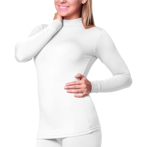 Camiseta Cuello Alto Afelpado Térmico para Mujer Oscar Hackman