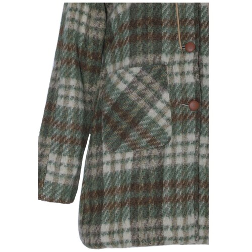 Abrigo con Capucha para Mujer Juniors Blu Grey