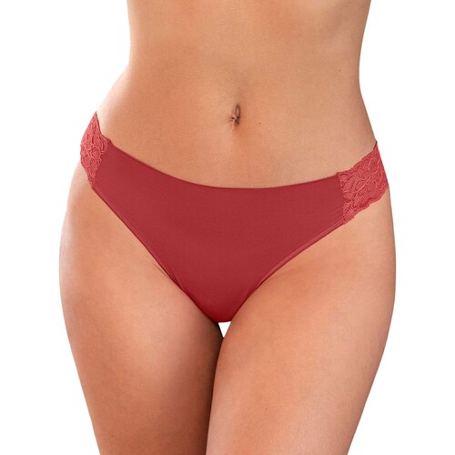 Brasilera Tanga con Toques Encaje para Mujer Leonisa