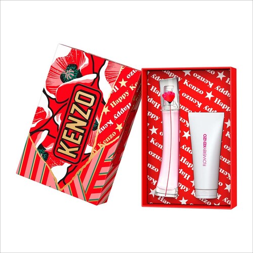 Set Eau de Parfum Kenzo Flower By Poppy Bouquet 30 Ml + Bálsamo Corporal Humectante 75 Ml para Mujer