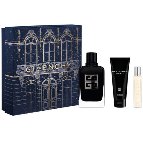 Set Eau de Parfum Givenchy Gentleman Society Extreme 100 Ml + Shower Gel 75 Ml+ Perfumero de Viaje 12.5 Ml para Hombre
