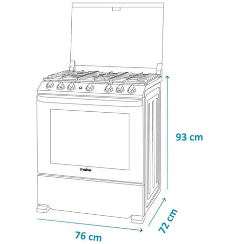 Estufa Mabe 30 Inox Mabe