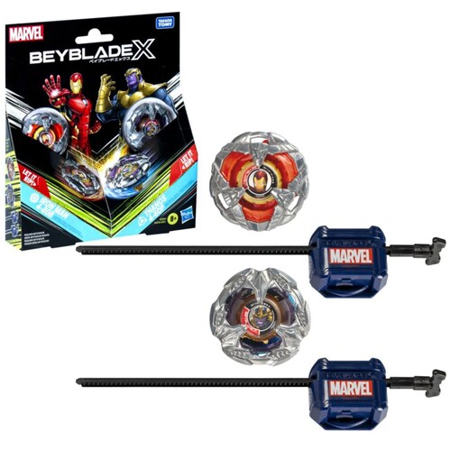 Beyblade X Marvel Thanos Vs. Iron Man