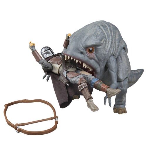 Figura de Acción Mandaloriano y Blurrg Serie Star Wars: The Mandalorian de Hasbro