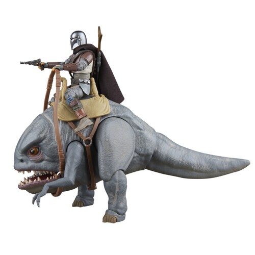Figura de Acción Mandaloriano y Blurrg Serie Star Wars: The Mandalorian de Hasbro
