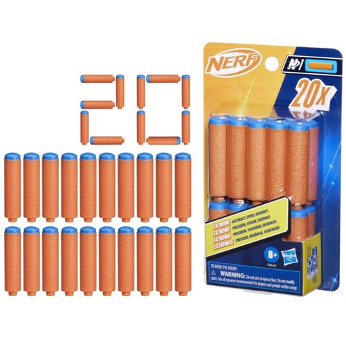 Refill Hasbro Nerf 20 Dardos N Series
