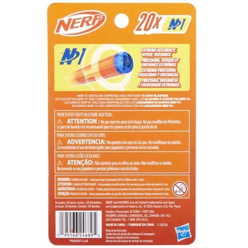 Refill Hasbro Nerf 20 Dardos N Series