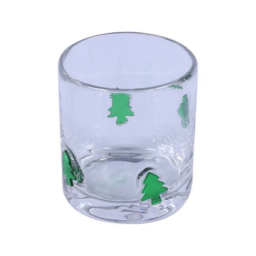 Set 4Pz Vasos Navideños 350Ml Vidrio Home & Details